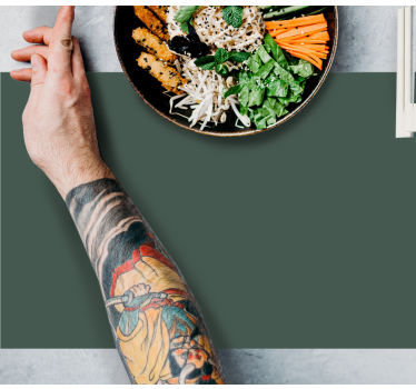 Sage green Placemats - TenStickers