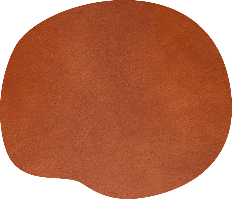 Brown leather texture placemats - TenStickers