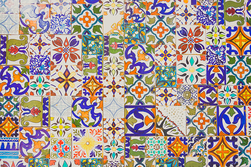 Moroccan hydraulics original placemat - TenStickers