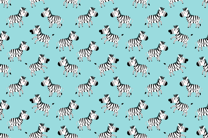 Original placemat zebra print design - TenStickers