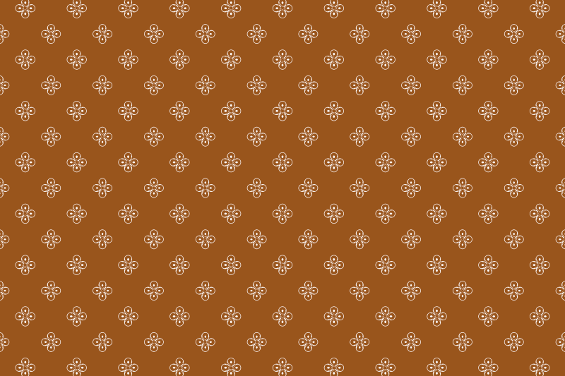 Elegant floral style placemat - TenStickers