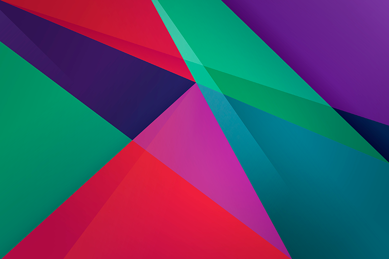 Modern placemat geometric colorful design - TenStickers