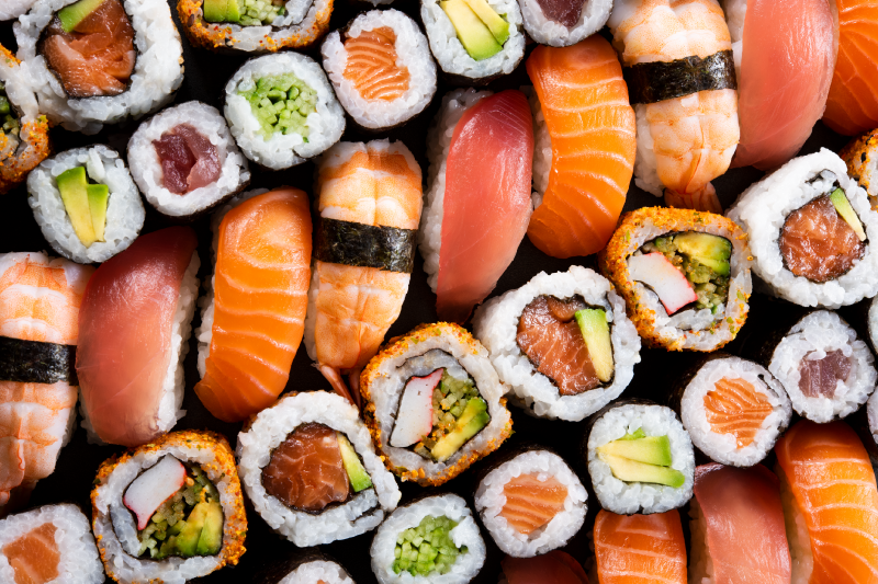 Sushi Rolls Vinyl placemats - TenStickers