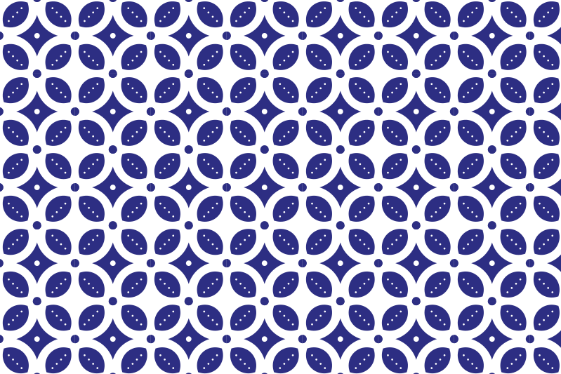 Placemat with geometric pattern design - TenStickers