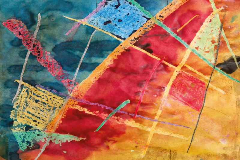 Original placemat with lively geometric designs - TenStickers