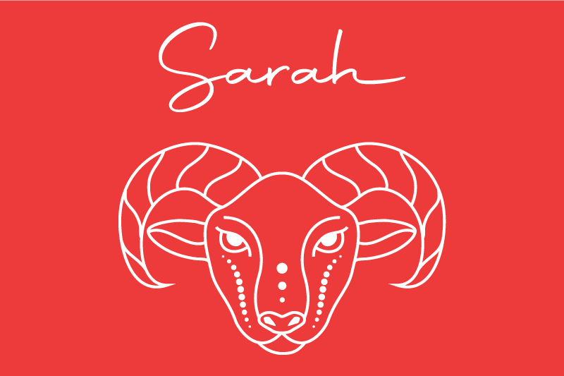 Customizable placemat with stylized ram design - TenStickers