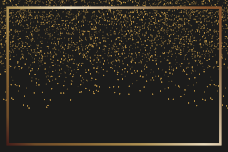 Elegant placemat in elegant black glitter - TenStickers