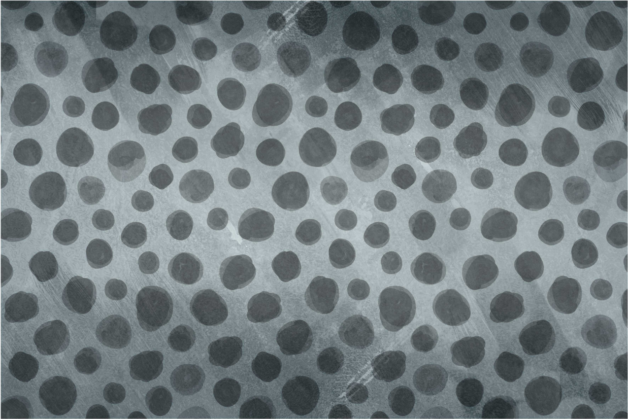 Placemat grey polka dot surface - TenStickers