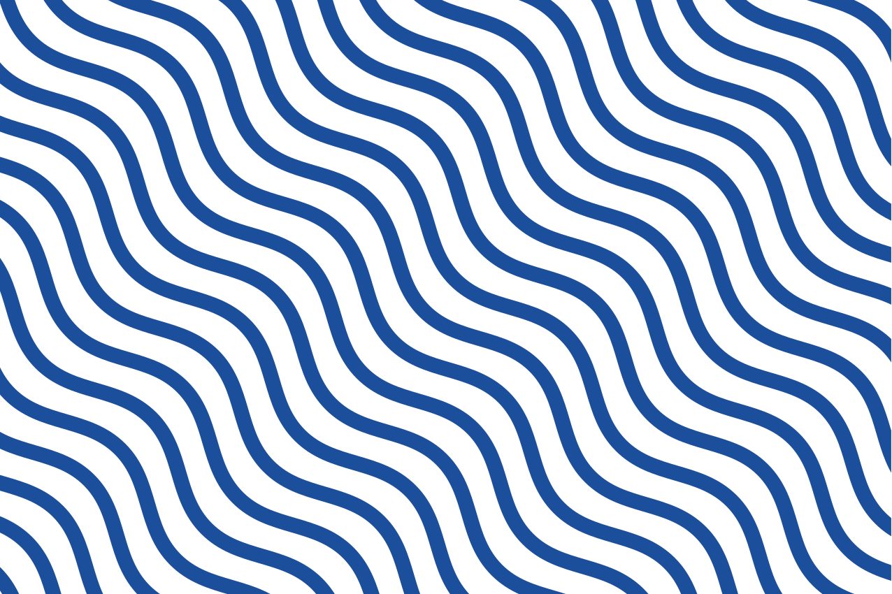 Modern placemat with wavy pattern design - TenStickers