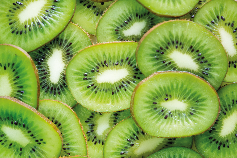 Fresh kiwi slices placemat - TenStickers