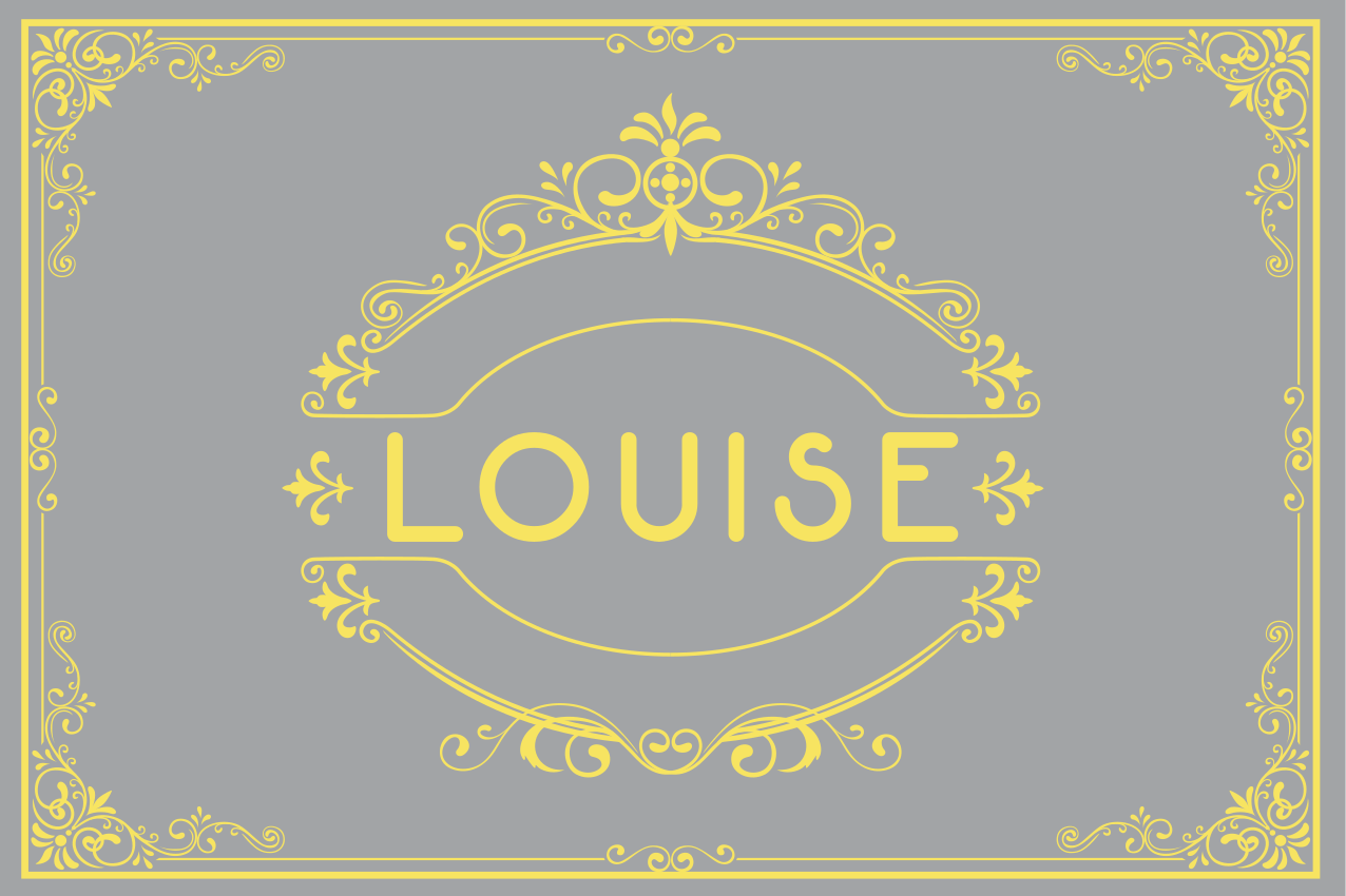 Customizable placemat with elegant name display - TenStickers