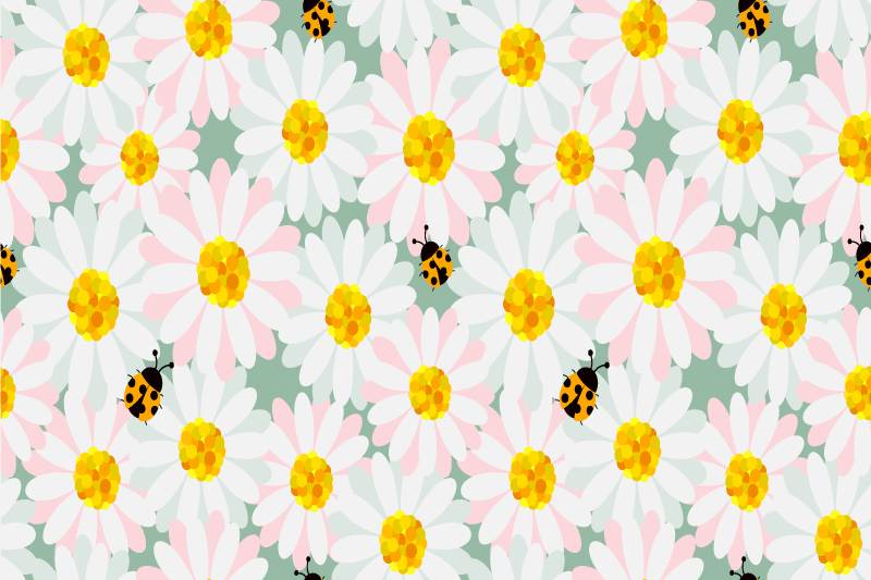 Original placemat with vibrant floral designs - TenStickers