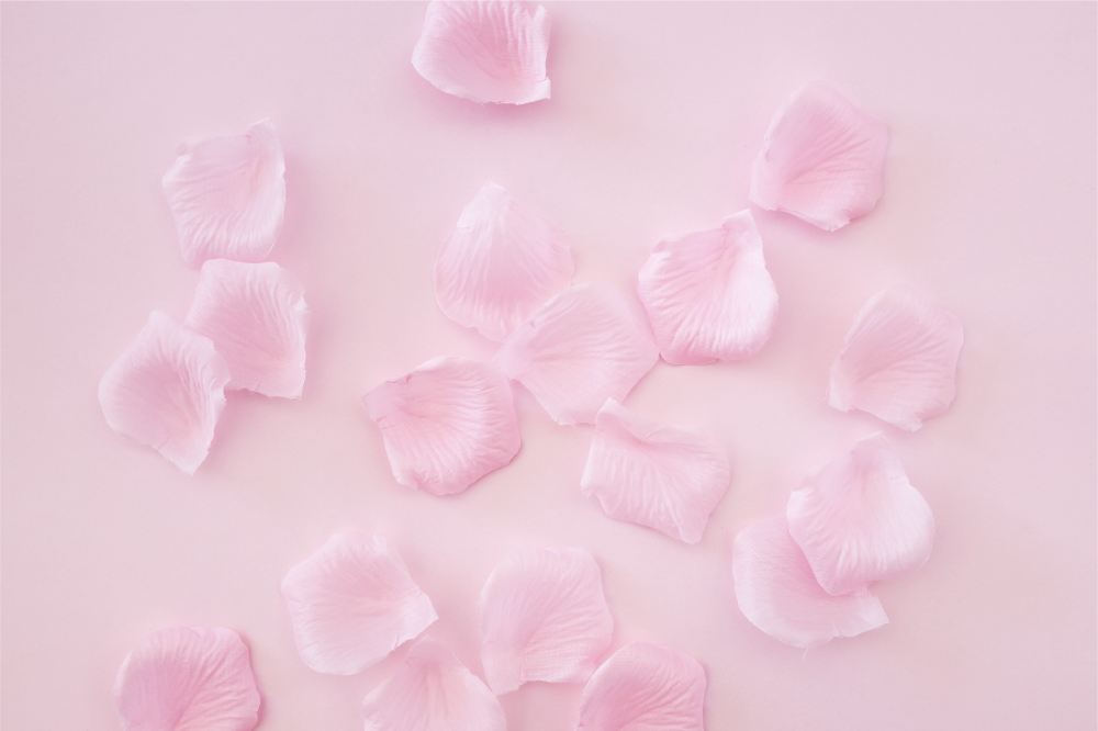Placemat delicate petal arrangement - TenStickers