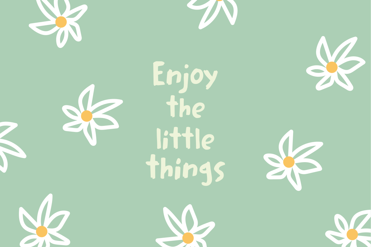 Inspirational flower design modern placemats - TenStickers