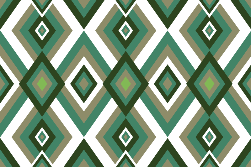 Modern placemat with geometric style design - TenStickers