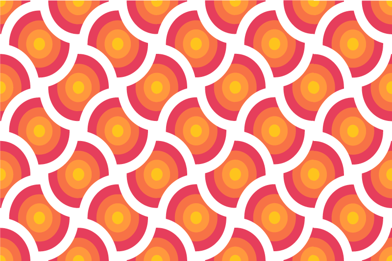 Original placemat with vibrant patterned design - TenStickers