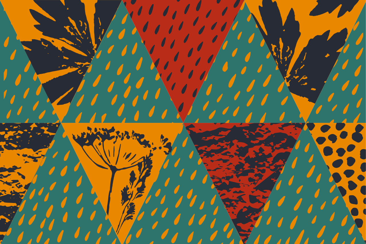 Original placemat bold geometric design - TenStickers