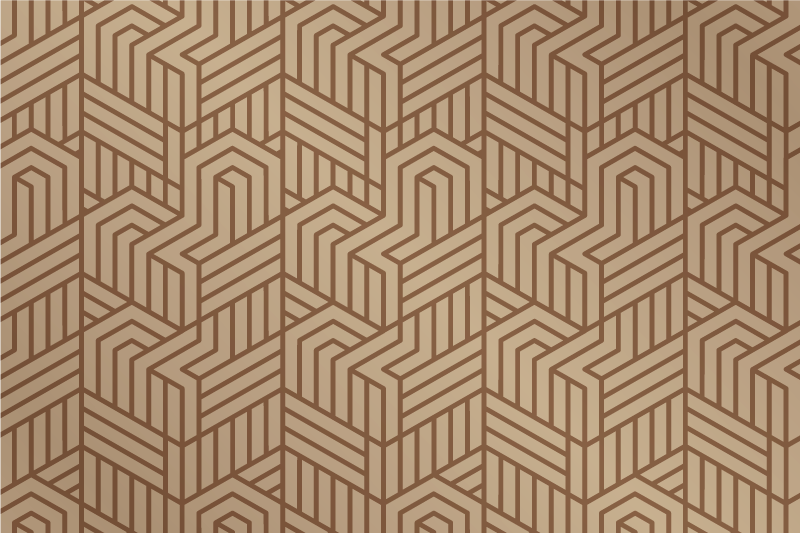 Classy square pattern  elegant placemats - TenStickers