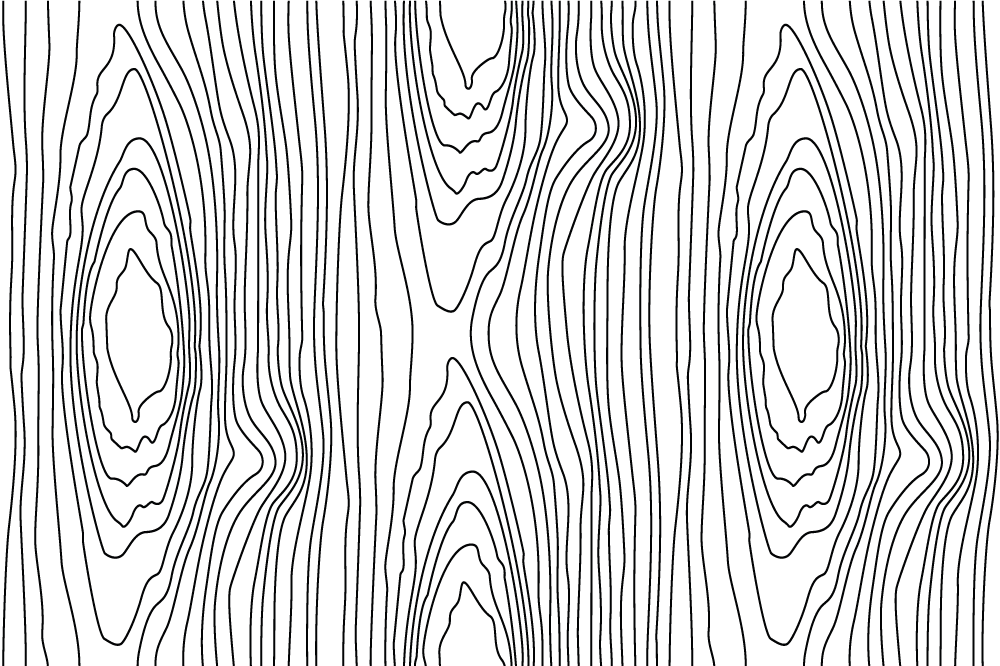 Wood grain pattern placemat - TenStickers