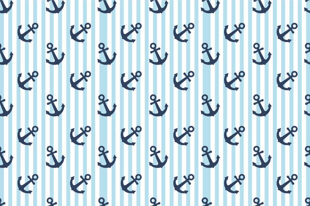 Original placemat maritime anchor design - TenStickers