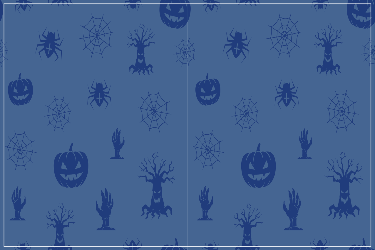 Halloween placemat for creepy theme decor - TenStickers