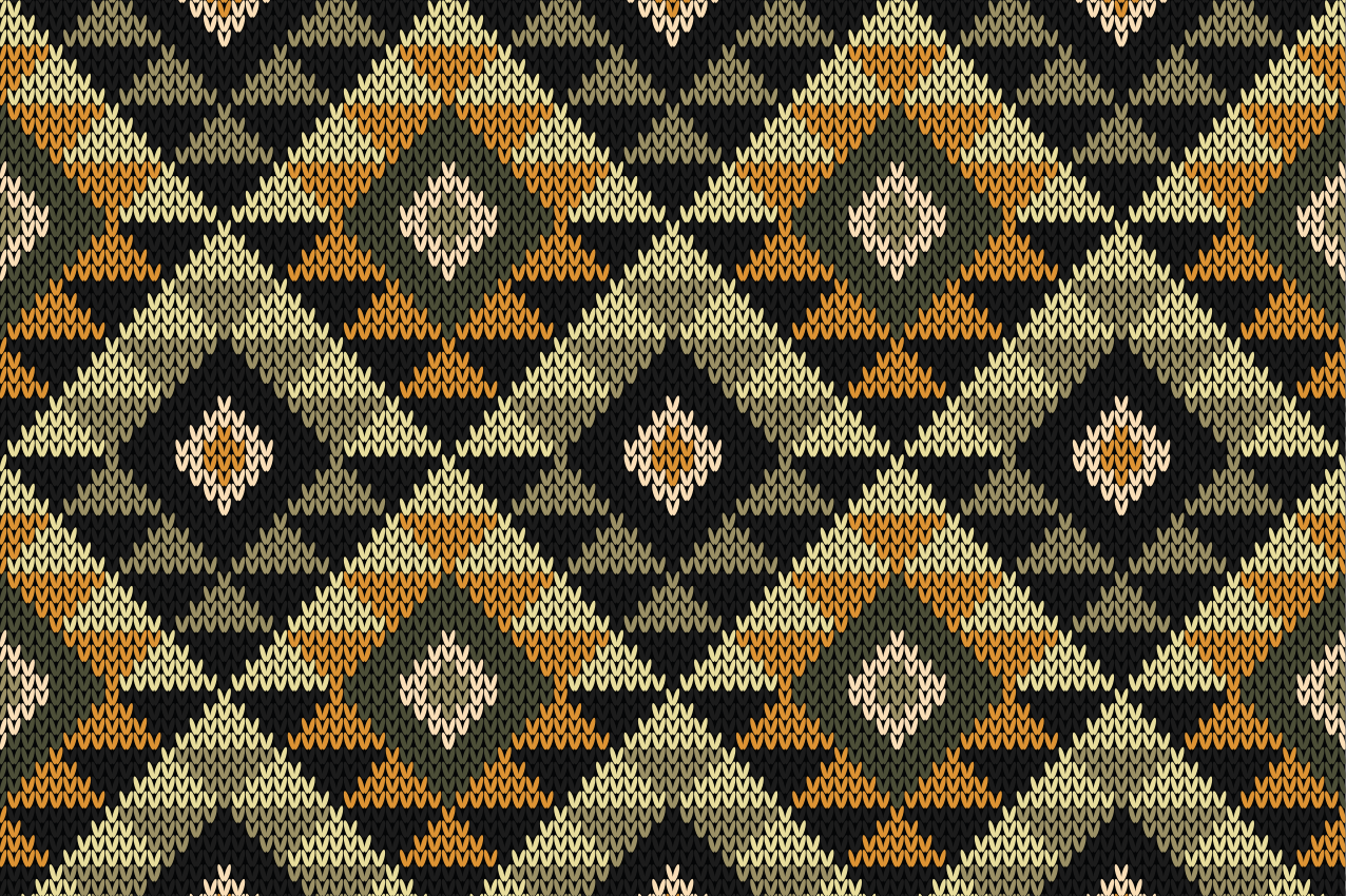 Chic geometric motif placemat - TenStickers