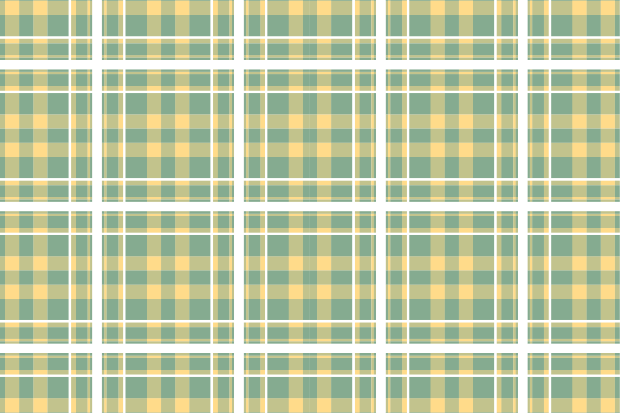 Placemat with checkered pattern fabric - TenStickers