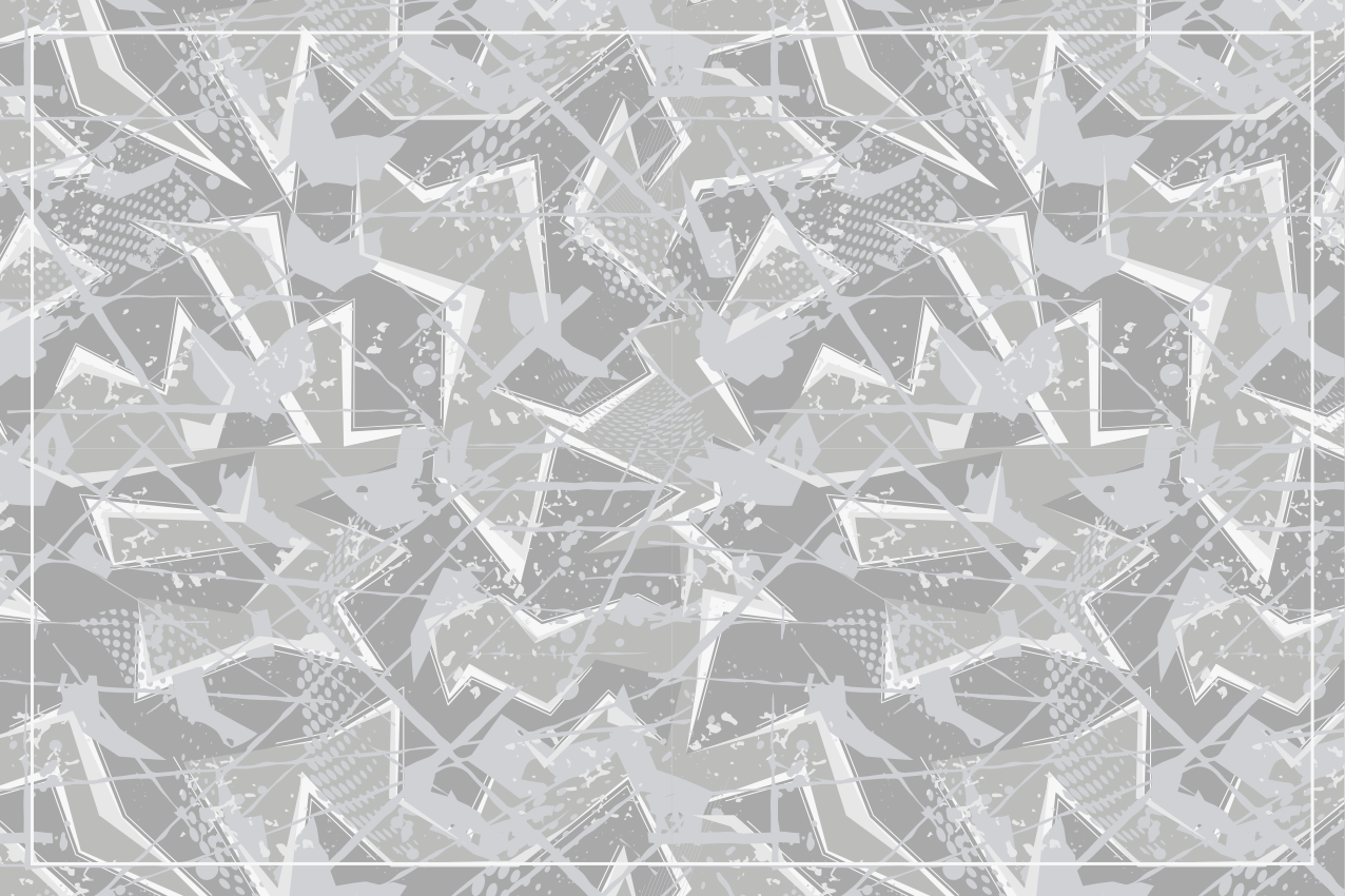 Placemat with abstract geometric shapes design - TenStickers