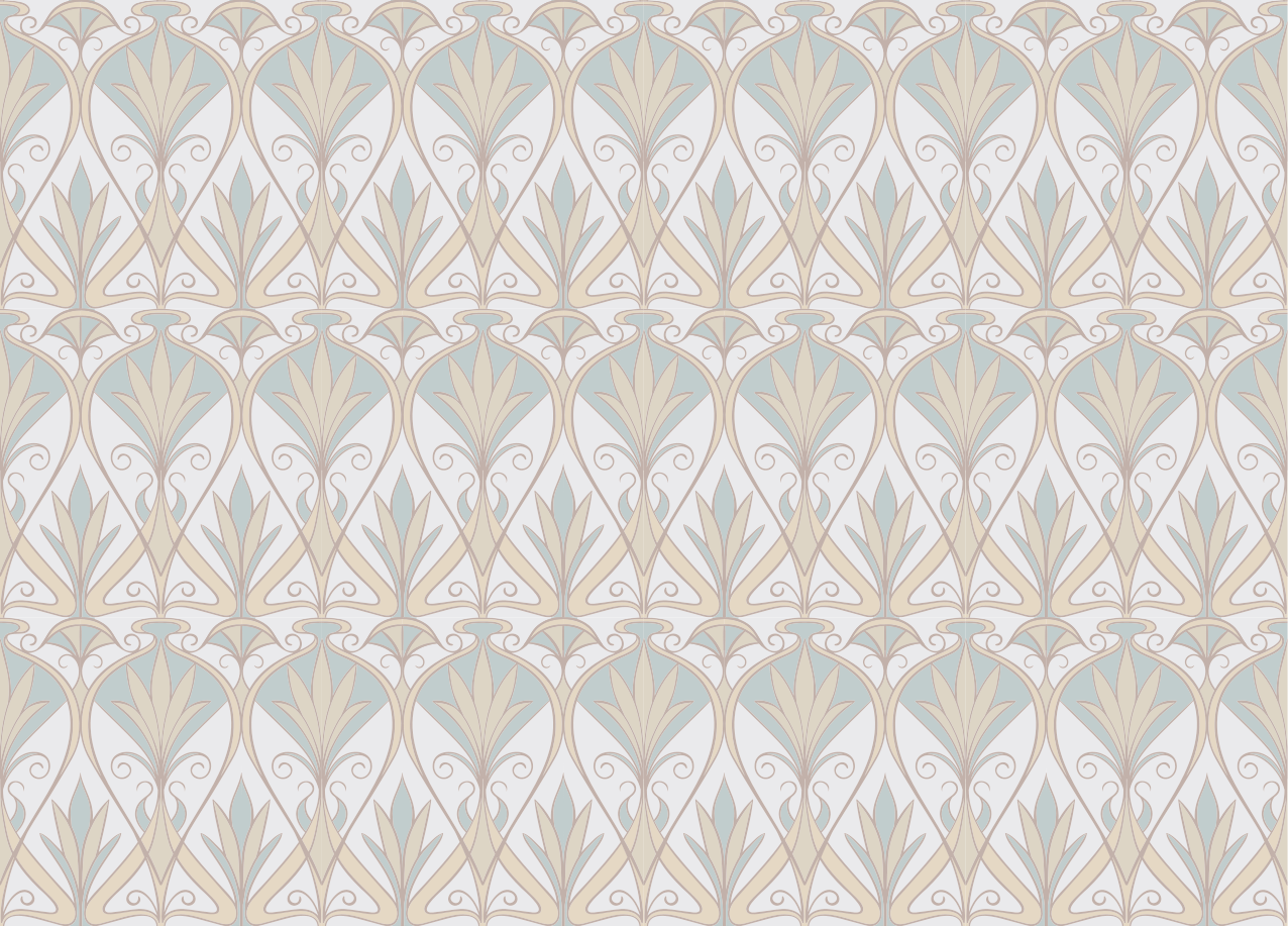 Elegant floral composition placemat - TenStickers