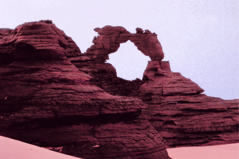 Scenic rock formation placemat - TenStickers