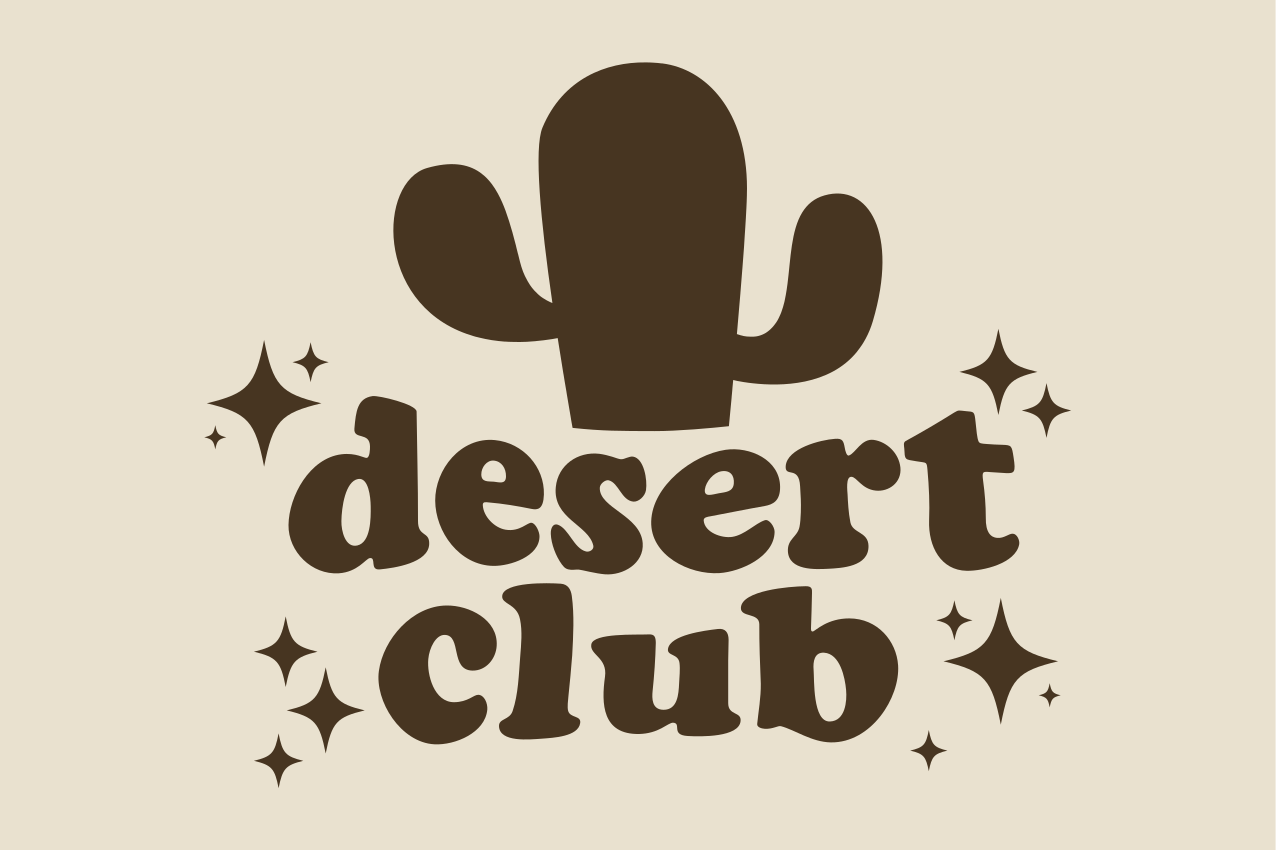 Original placemat cactus club design - TenStickers