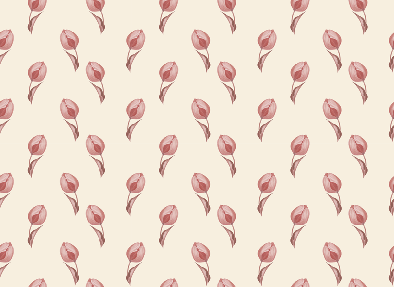 Original placemat with delicate floral design - TenStickers