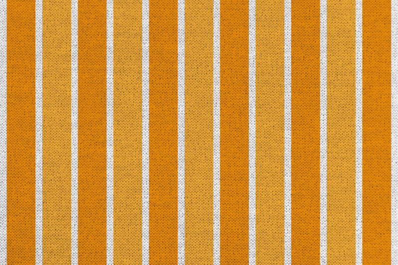 Modern placemat striped orange design - TenStickers