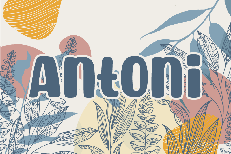 Original placemat with elegant name design - TenStickers