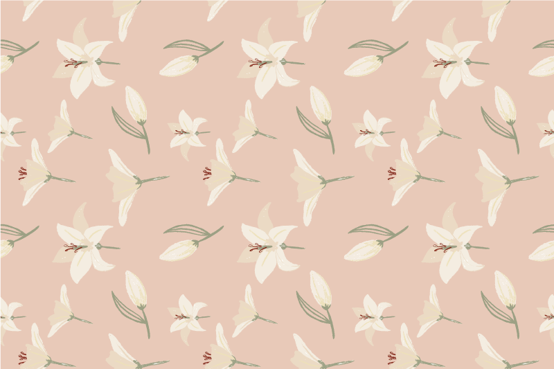 Christmas placemat floral table linen - TenStickers