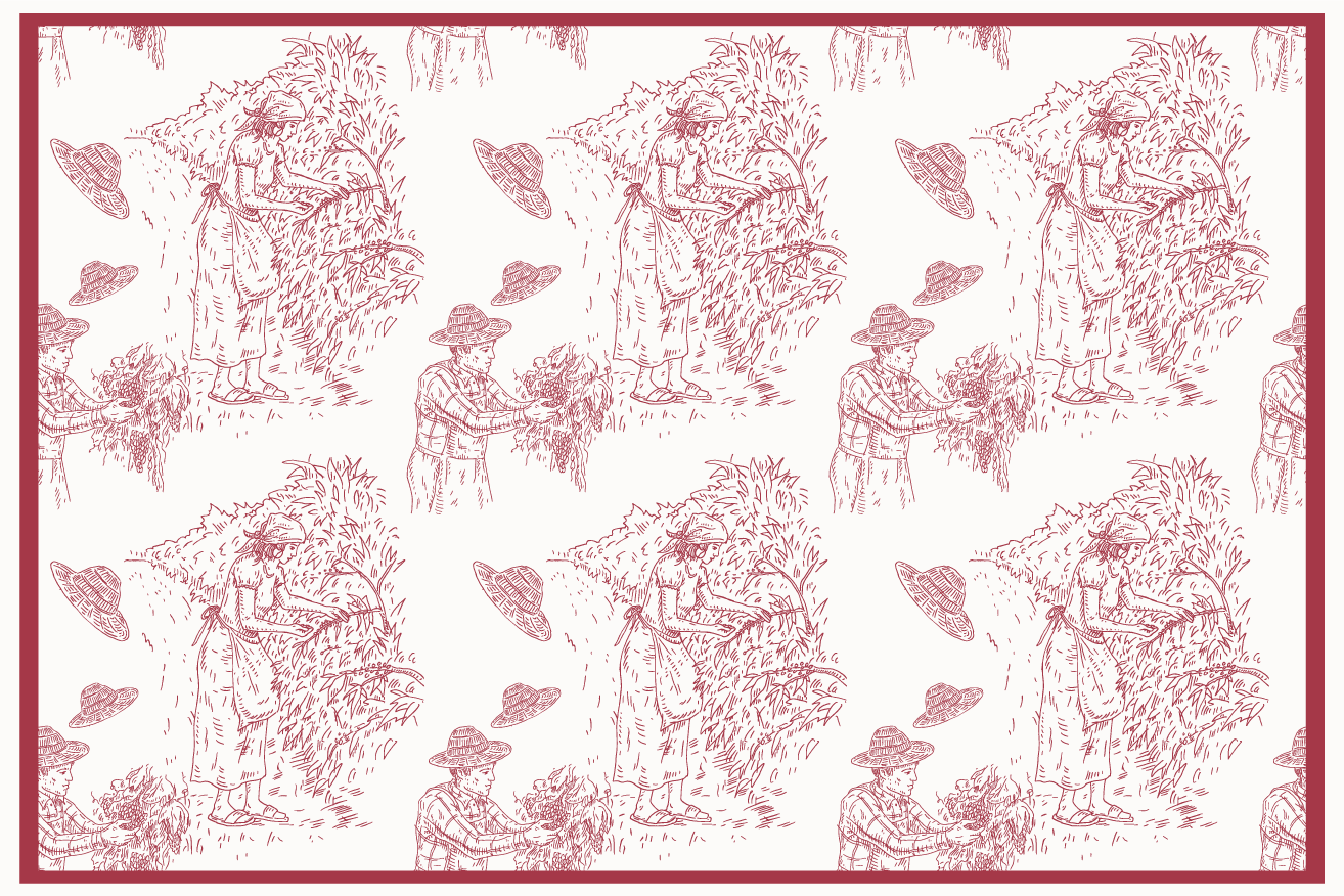 Original placemat rural harvest design - TenStickers