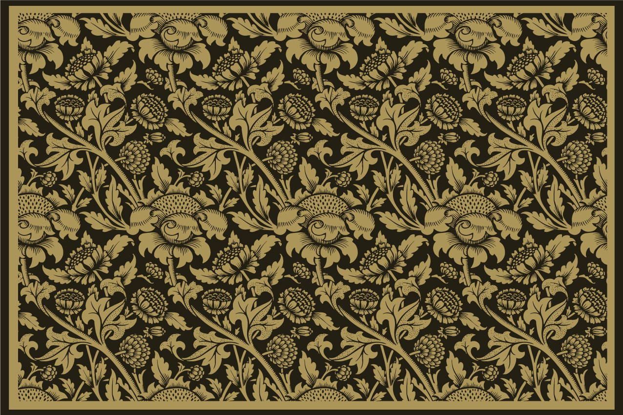 Vintage french floral original placemats - TenStickers