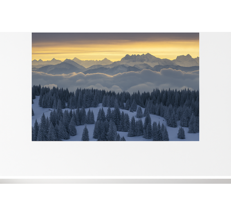 Swiss Alps – Aiguilles du Midi mountain wall mural - TenStickers