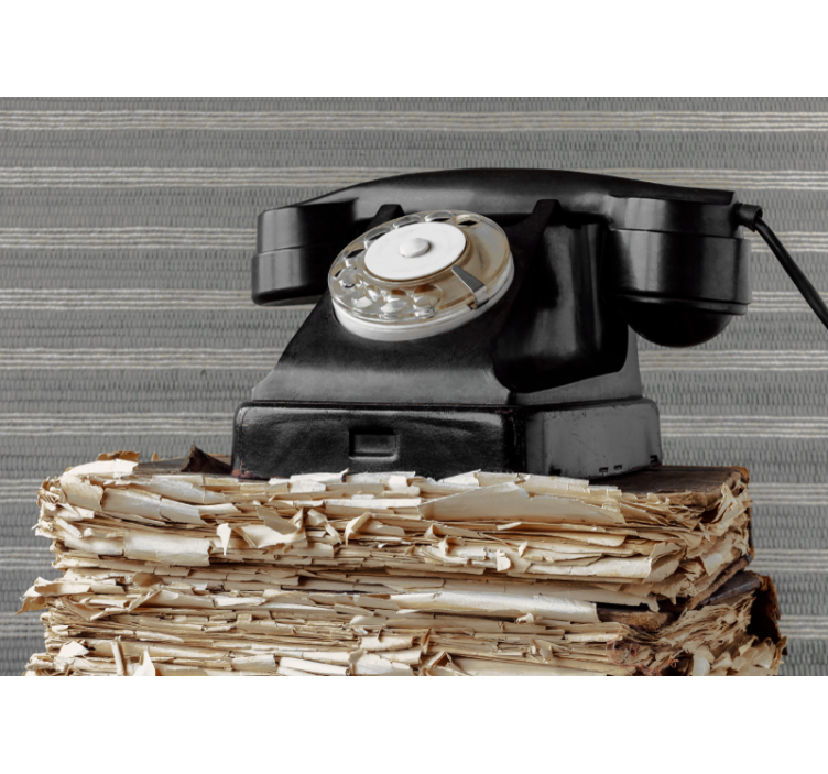 Vehicle wall mural vintage telephone classic - TenStickers