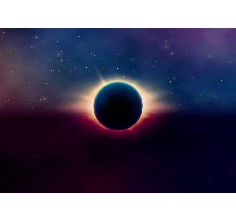 Eclipse presence space wall mural - TenStickers