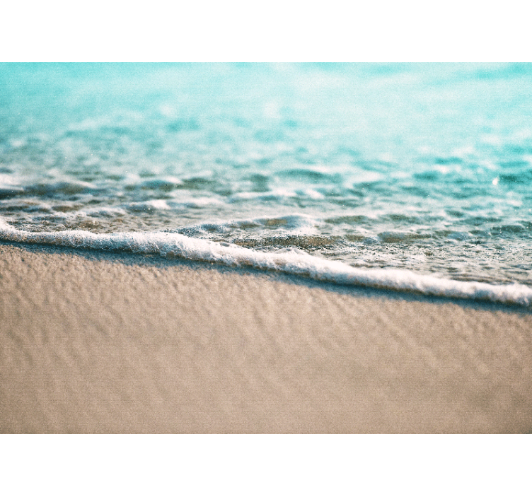 Ocean wall mural gentle water waves - TenStickers