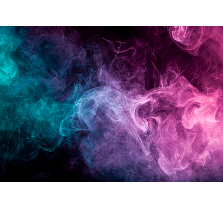Texture wall mural flowing smoke designs - TenStickers