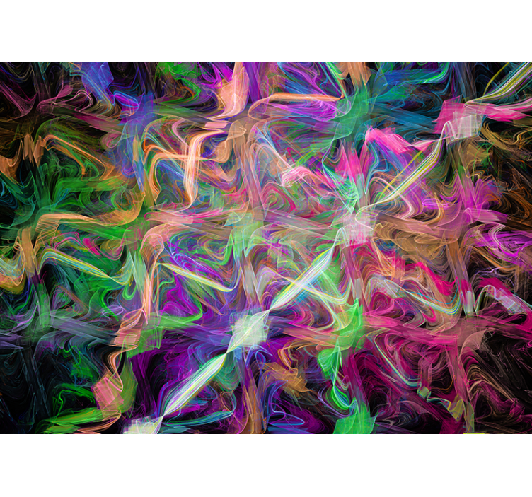 Abstract wall mural vibrant abstract swirls - TenStickers