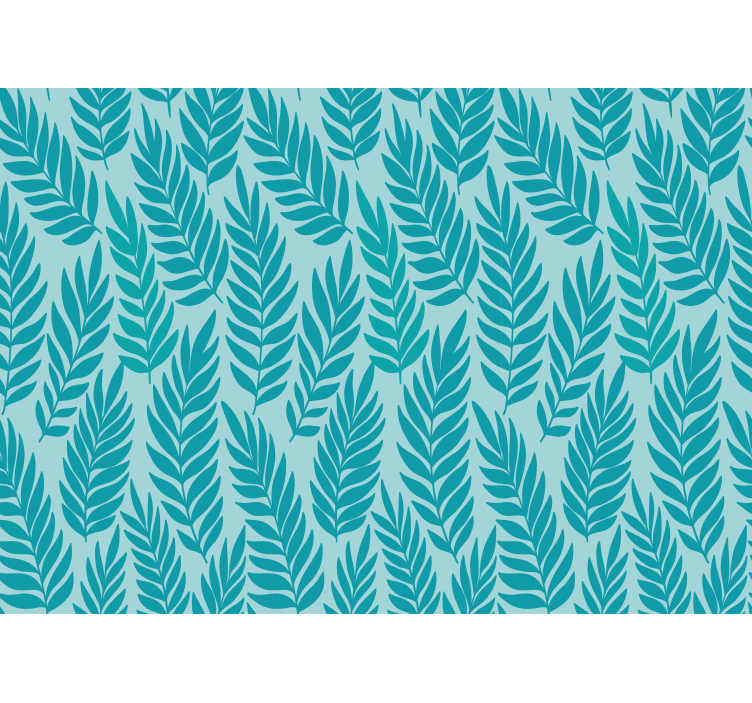 Tree wall mural leafy fern designs - TenStickers