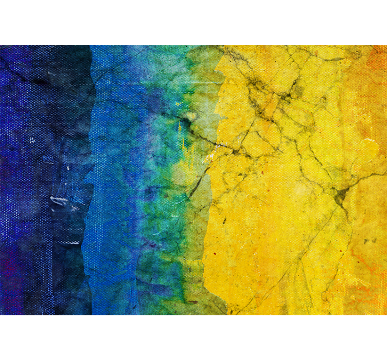 Abstract wall mural in lively color combinations - TenStickers