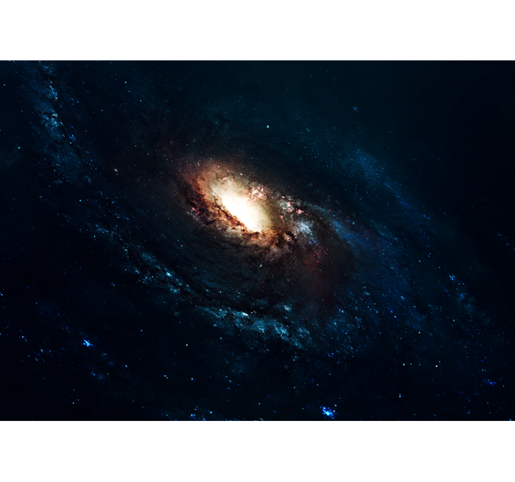 Black hole in Space Concept wall mural - TenStickers