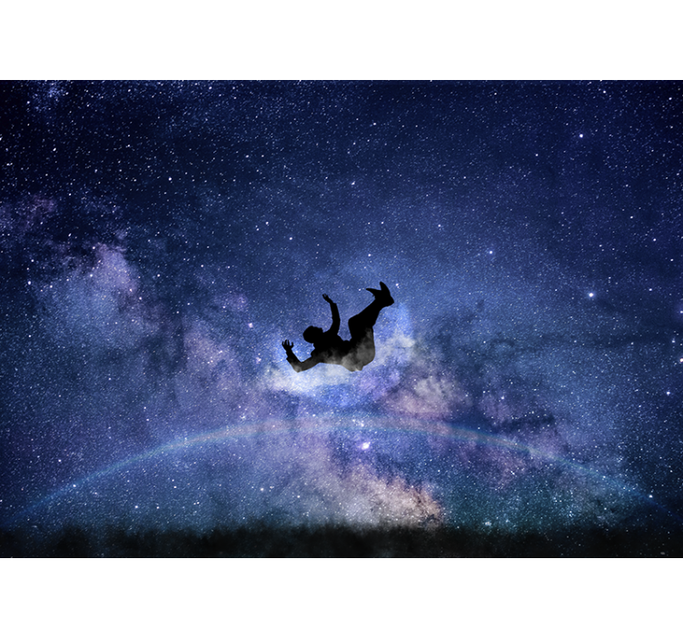 Man falling aestethic style  Teenage Wall Murals - TenStickers