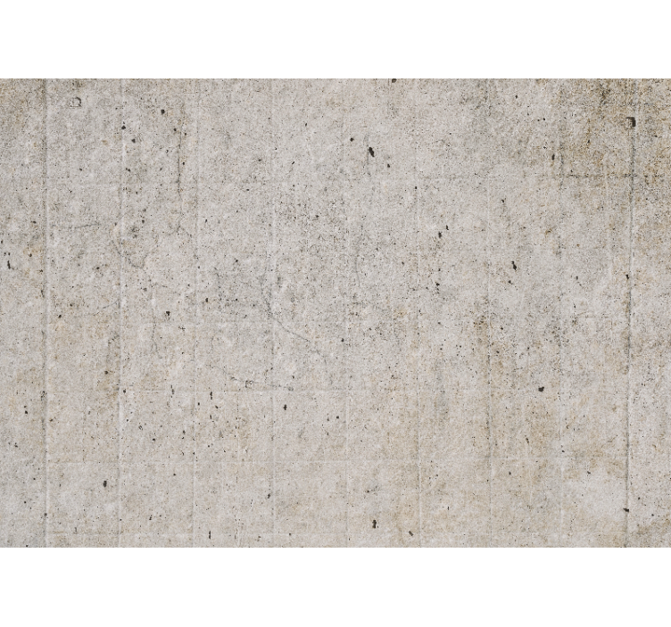 Raw gray bunker stone wall mural - TenStickers