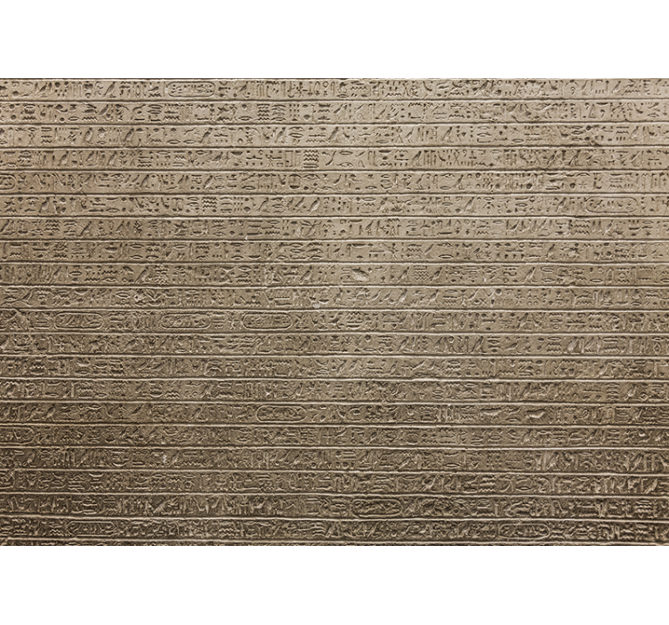 Egyptian Hieroglyphic Pattern modern wall mural - TenStickers