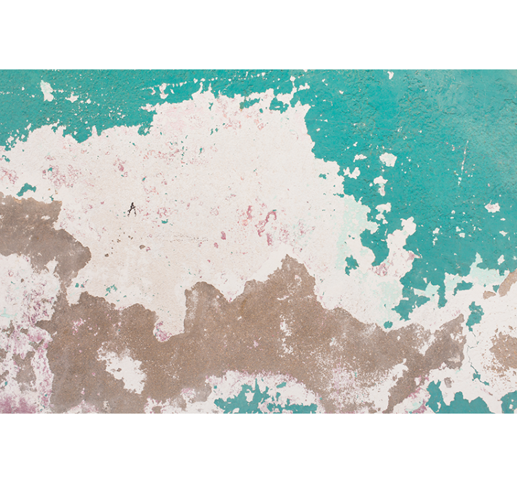 Grungy Peeling Wall Mural - TenStickers